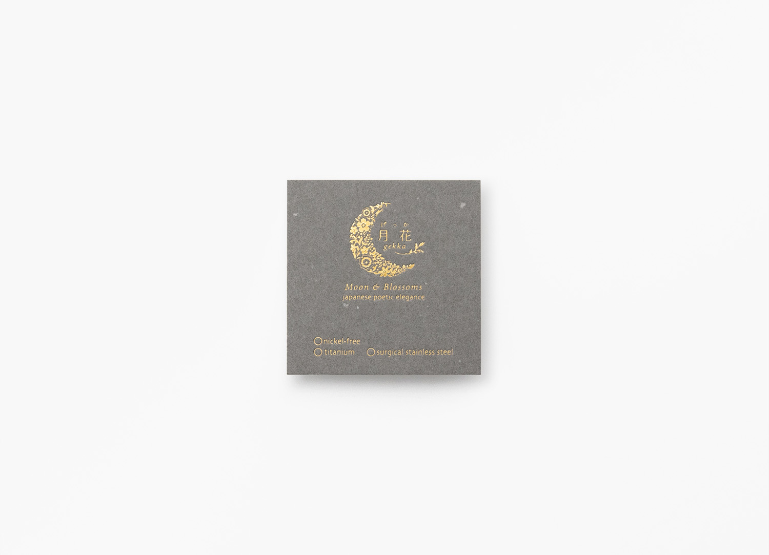 GAファイル  （グレー） × 金ツヤ消し箔