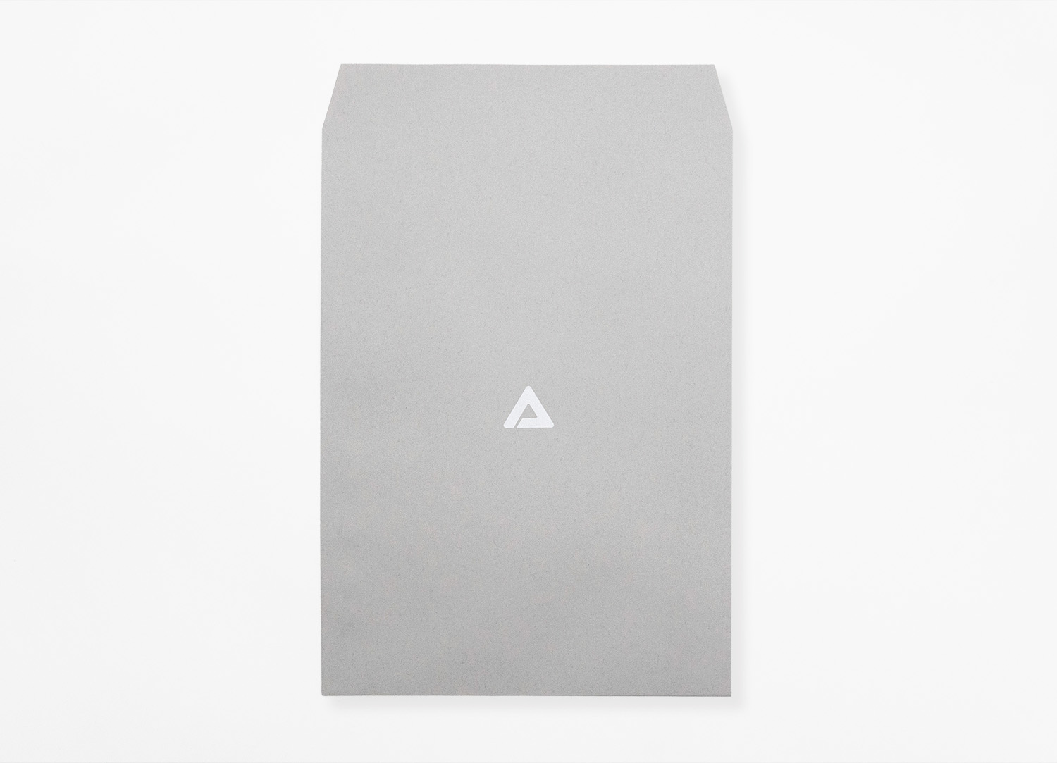 ライナーグレイ封筒 × 白マット箔