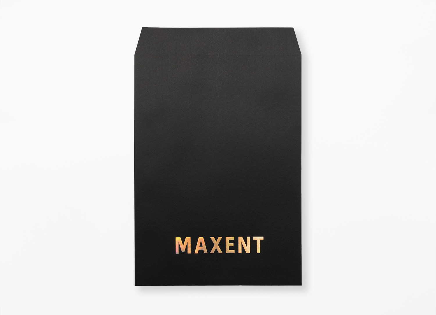 マットカラー（マットブラック）× ホログラム箔