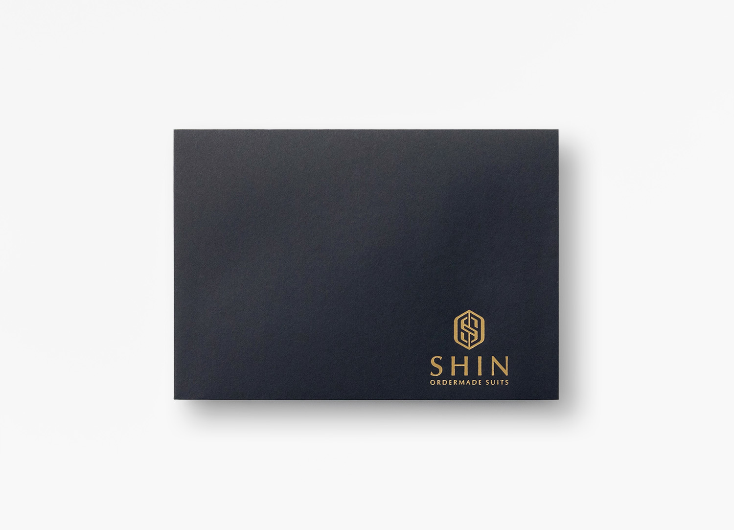 マットカラー（ブルーブラック）× 金ツヤ消し箔